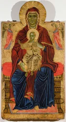 Madonna auf dem Thron